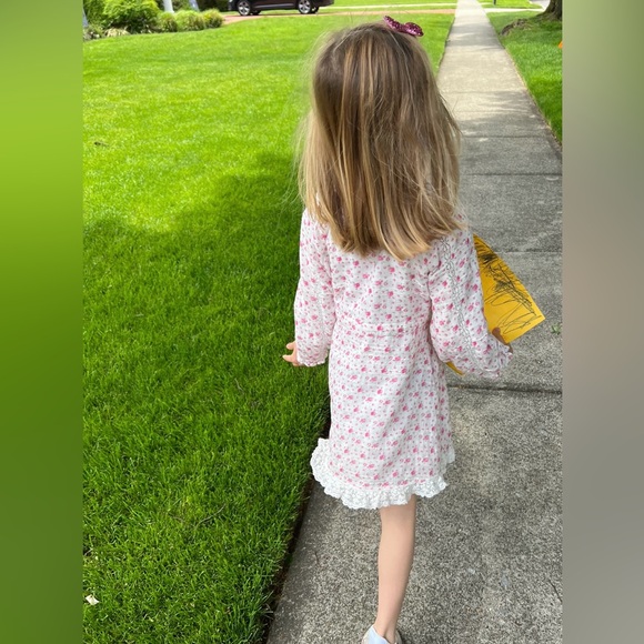 LoveShackFancy Pink Floral Girls Dress ( size 5-6) - Picture 10 of 10